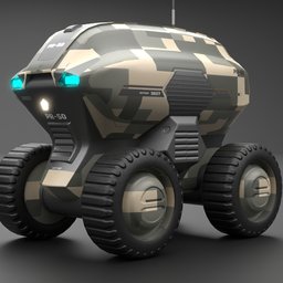 Military robotic vehicle