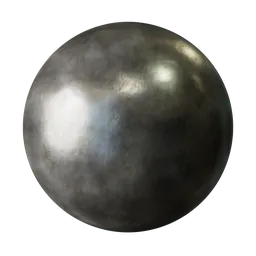 High-resolution realistic metal texture for 3D modeling, suitable for Blender PBR shading.