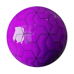 Abstract Purple Geometric Pattern