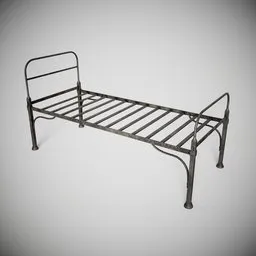 UK Vintage Hospital Bed