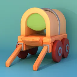 Stylized Covered Carriage