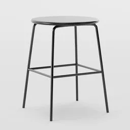 Black Bar Stool
