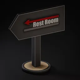 Rest-room sign