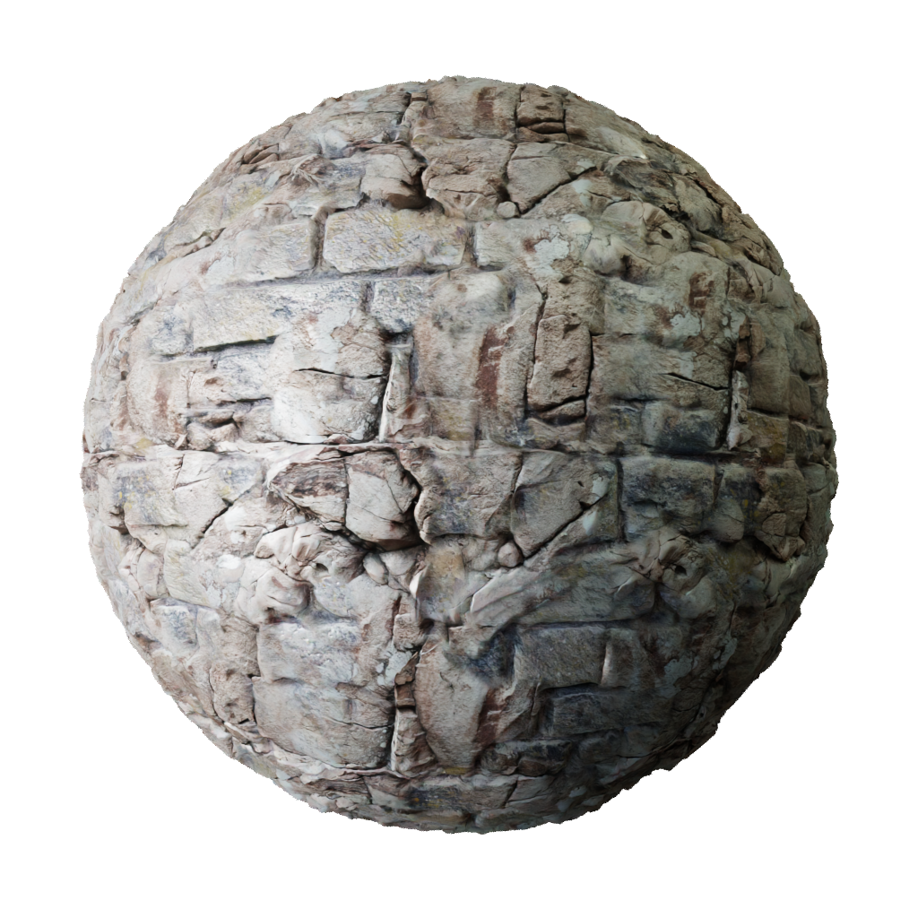 Rock Stone Wall FREE stone materials BlenderKit