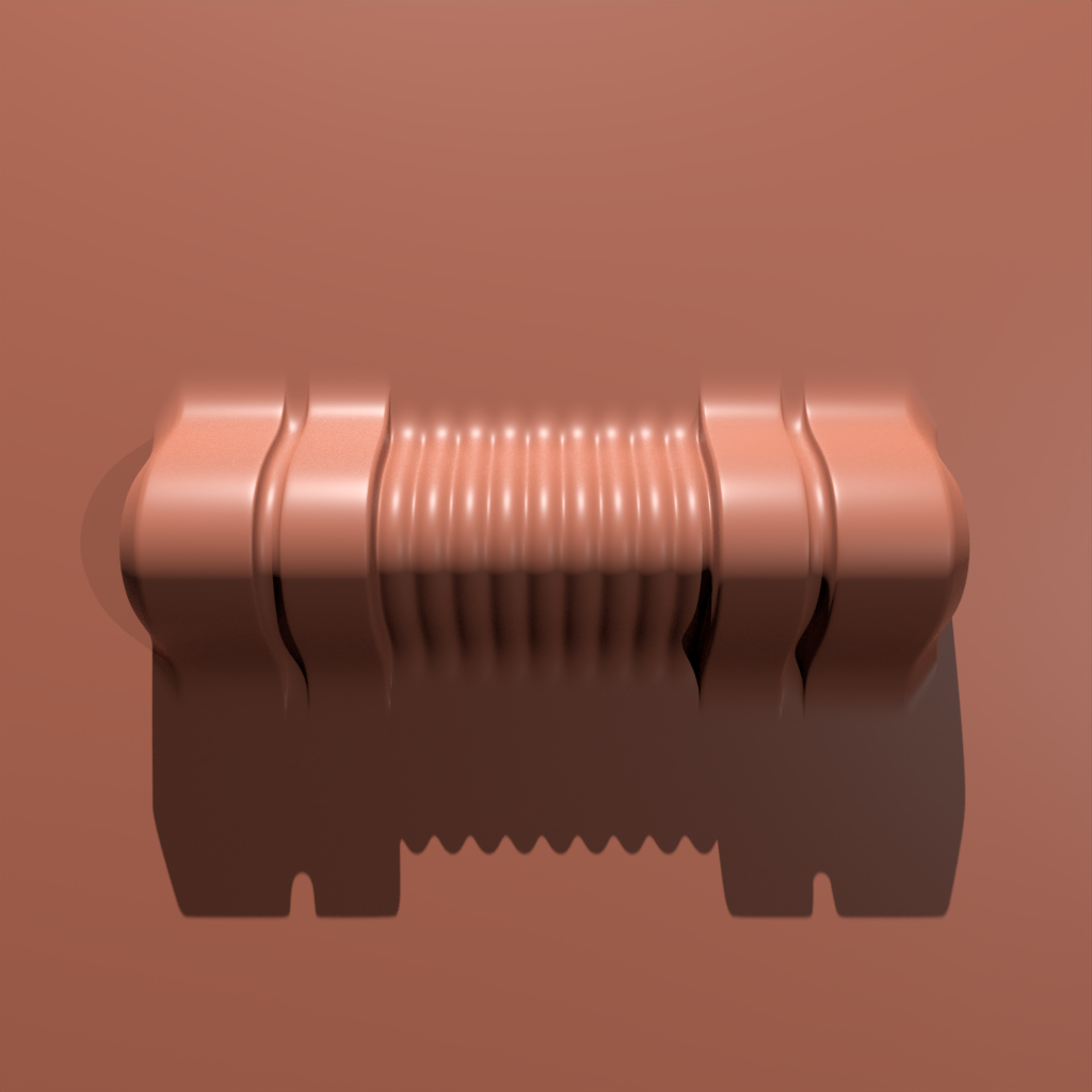 Cannister Pipe Detail Brush - 01 | FREE industrial brushes | BlenderKit