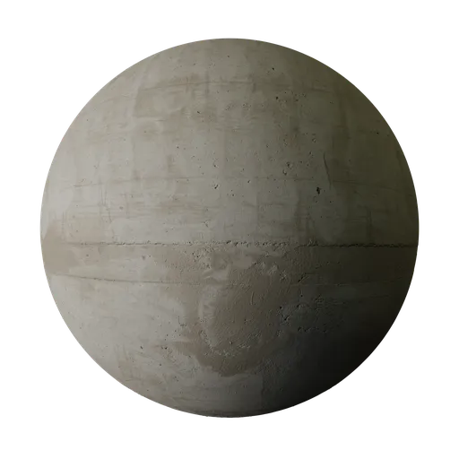 Stained Beige Cast Concrete