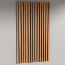 Vertical Slat Wood Wall