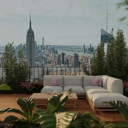 Luxury Rooftop Terrace