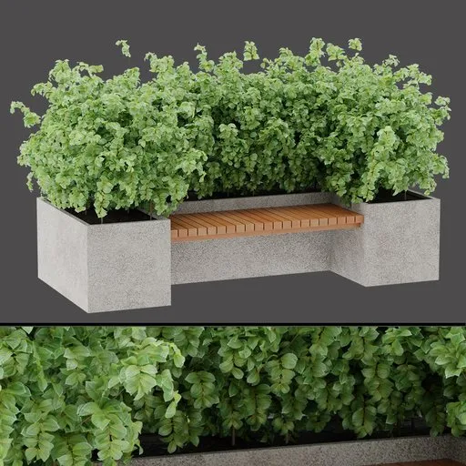 Modern Planter Seat