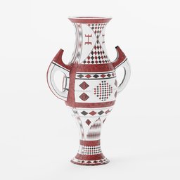 White Big Berber Vase
