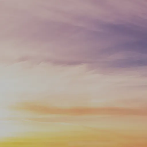 3D rendered sunset sky with clouds for Blender, suitable for virtual backgrounds and atmospheric effects.