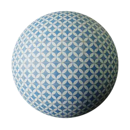 Mediterranean blue tiles