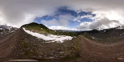 Mountain Landscape Cloudy Day