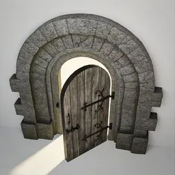 Medieval Norman Door 2