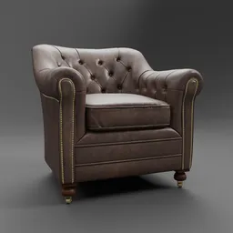 Sandringham Leather Club Chair