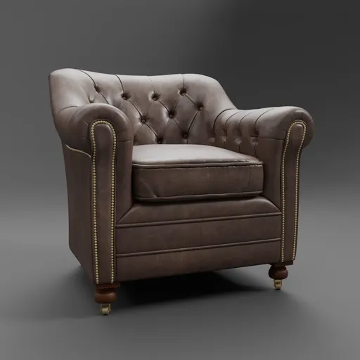 Sandringham Leather Club Chair