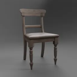 19Th English Schoolhouse Leather Side