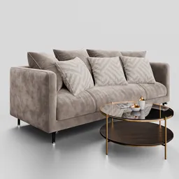 Sofa Avenue Luxury Velvet
