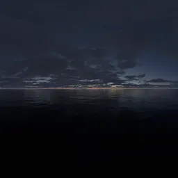 Evening red light cloud 16k