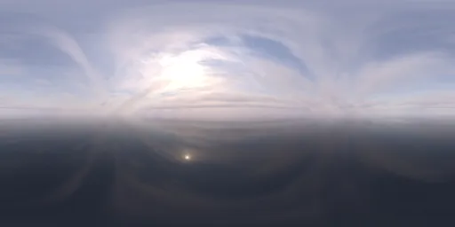 Hazy sky