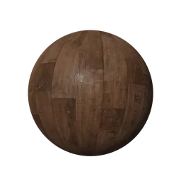 Seamless PBR wood texture preview for 3D rendering in apps, featuring deep wood grain details perfect for realistic material mapping.