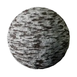 Procedural White Tree Bark