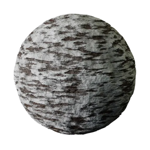Procedural White Tree Bark