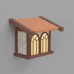 Rectangular Double Dormer Window