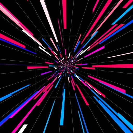 Vibrant 3D abstract tunnel animation crafted in Blender with dynamic colors and movement for creative visuals.