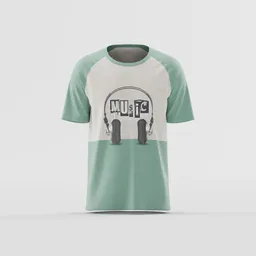 Split-Tone Headphone Tee