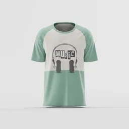 Split-Tone Headphone Tee