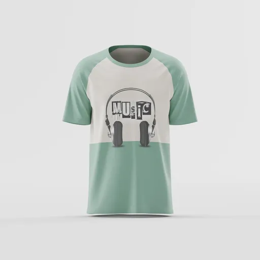 Split-Tone Headphone Tee