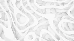 Detailed white 3D wavy abstract background for creative digital rendering and Blender modeling.