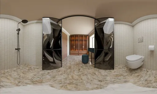 Bathroom with Walk-in Closet