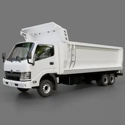 Hino Dutro Tipper(Rigged)