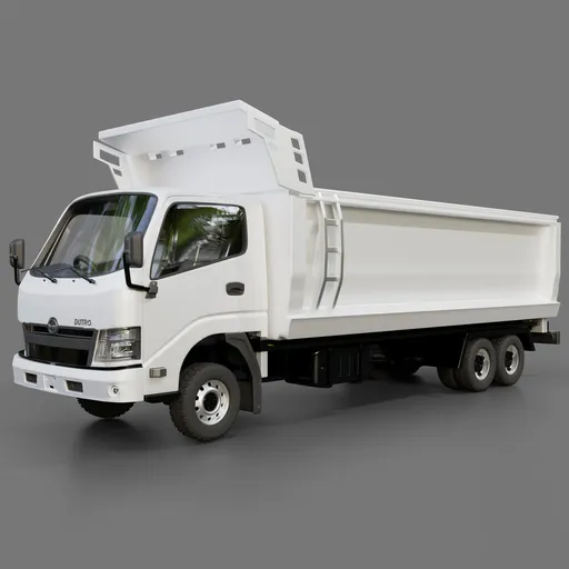 Hino Dutro Tipper(Rigged)