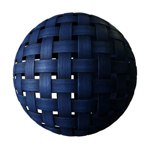 Rattan Weave Blue
