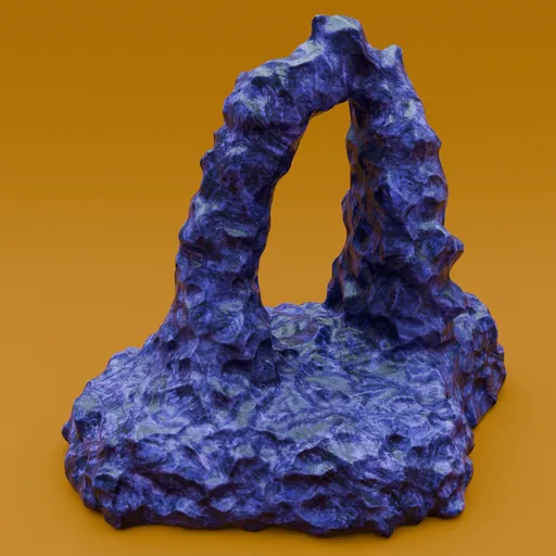 Stylized cliff