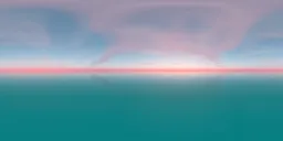 Pink Cloudy Sky Ocean