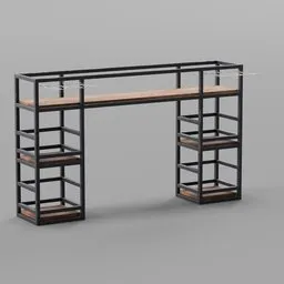Industrial Bar Shelving