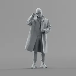 Lowpoly Male Standing