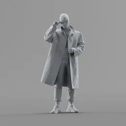 Lowpoly Male Standing