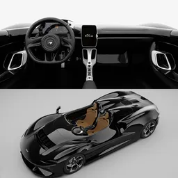 Meclaren Elva(Rigged)