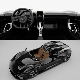 Meclaren Elva(Rigged)