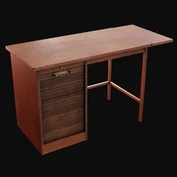 1930s Typists Wooden Office Desk