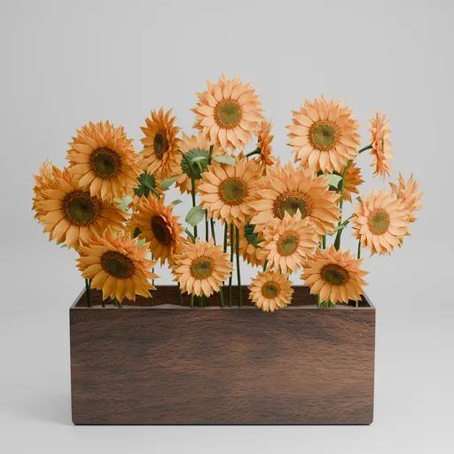 Sunflower Planter Box