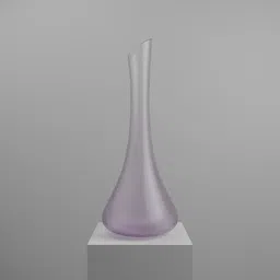 Elegant 3D rendered vase with a sleek design, optimized for Blender, showcasing smooth shading and lighting.