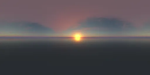 Golden Cloudy Sky Twilight
