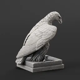 A eagle statue