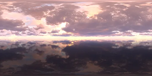 Contrasting overcast sky
